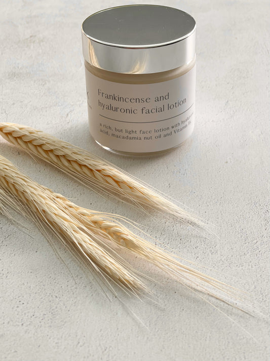 Frankincense and Hyaluronic facial lotion